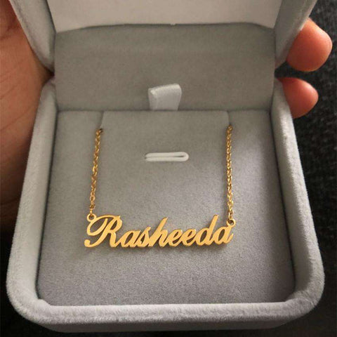 Christmas Gift Engraved Necklace