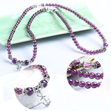 108 Prayer Beads Mala Jewelry, Amethyst or Citrine Crystal, [product_tag] - xmasgiftsinspo