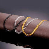 Hip hop bracelet whip chain stainless steel bracelet, [product_tag] - xmasgiftsinspo