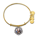 Complete Round Photo Charm Bangle Special Alloy, [product_tag] - xmasgiftsinspo