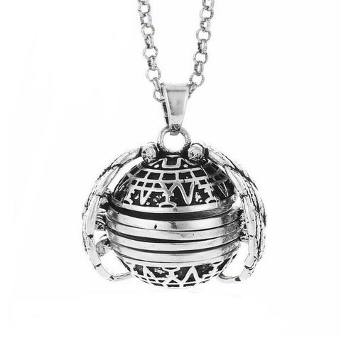 Expanding Photo Locket Necklace Pendant Angel Wings Gift Jewelry Decoration