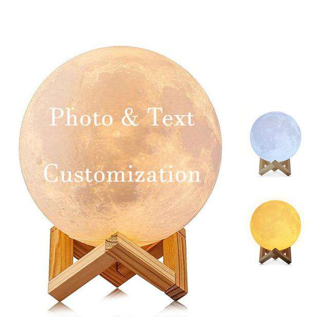 Photo/Text Customized Moon Lamp, [product_tag] - xmasgiftsinspo