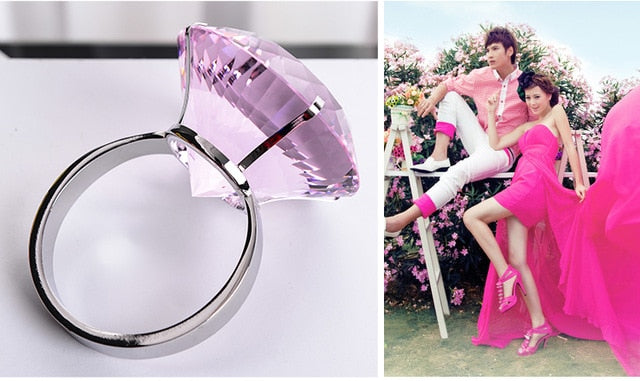Creative Crystal Big Diamond Wedding Gift Proposal Valentine's Day
