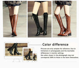 Handmade Retro Lace up Knee High Boots, [product_tag] - xmasgiftsinspo