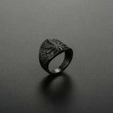 Cannabis Leaf Stainless Steel Ring, [product_tag] - xmasgiftsinspo