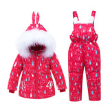 Children clothing Set kids Ski snow suits Outerwear Coat + jumpsuit
