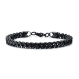 Stylish Stainless Steel Silverly Bali Foxtail Chain Bracelet for Men Double Link Chain Bracelets Male Jewelry 8.26 inch, [product_tag] - xmasgiftsinspo