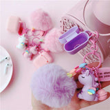 AirPods Case with Charmy Unicorn Keychain, [product_tag] - xmasgiftsinspo