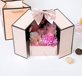 2020 Valentine's Day gift teddy bear rose two door gift box