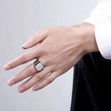 Customized Trendy Steel Ring, [product_tag] - xmasgiftsinspo