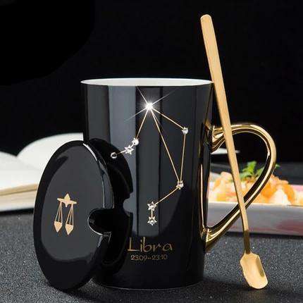 European Style Large Capacity Personal Mug With Lid And Spoon, [product_tag] - xmasgiftsinspo